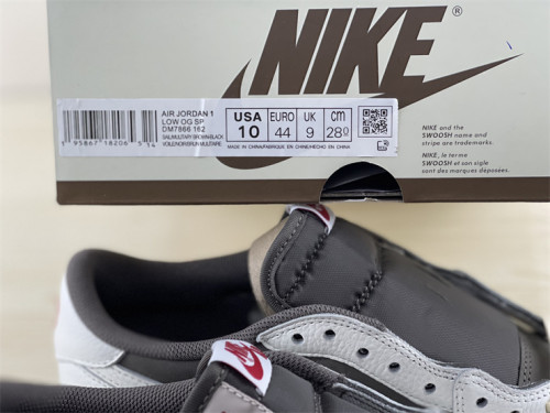 Authentic Travis Scott x Air Jordan 1 Low OG “Reverse Mocha”