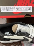 Authentic Air Jordan 1 Travis Scott white & black 