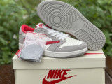 Authentic Air Jordan 1 Travis Scott white & grey
