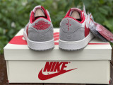 Authentic Air Jordan 1 Travis Scott white & grey