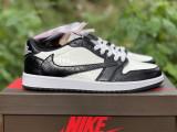 Authentic Air Jordan 1 Travis Scott white & black 