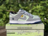 Union x Nike Dunk Low grey & blue 