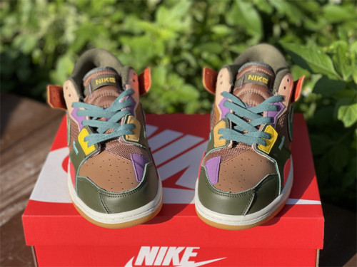Nike Dunk Scrap'Archeo Brown' & green 