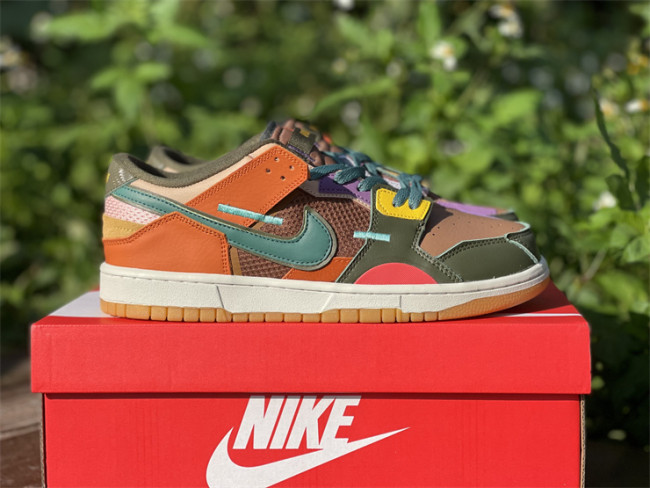 Nike Dunk Scrap'Archeo Brown' & green 