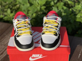 NIKE DUNK LOW White & Red 