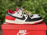 NIKE DUNK LOW White & Red 