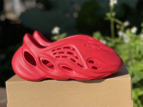 Authentic Air Yeezy Foam Runner Red