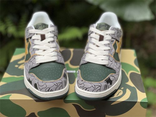 Solebox x BAPE union Dark Green & Grey 