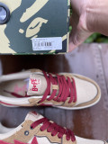 Solebox x BAPE union brown red 