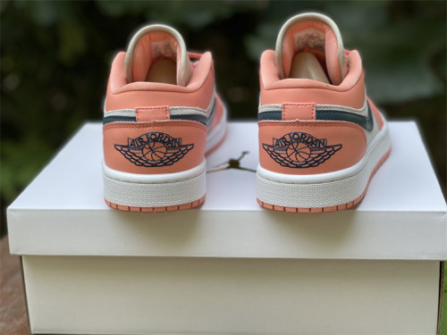AIR JORDAN 1 LOW white & pink 