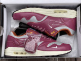 Patta x Nike Air Max 1 “Rush Maroon”