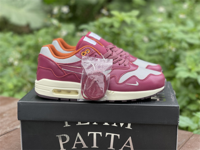 Patta x Nike Air Max 1 “Rush Maroon”