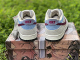 Nike Dunk Low union  grey red & blue 