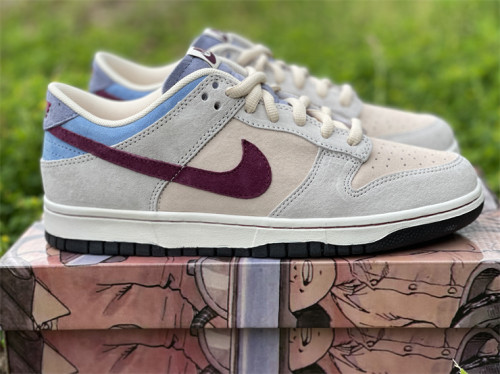 Nike Dunk Low union  grey red & blue 