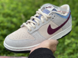 Nike Dunk Low union  grey red & blue 