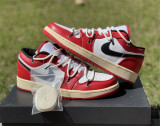 Air Jordan 1 Low Chicago White & Red 
