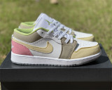 Air Jordan 1 LOW pink & green 