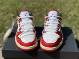 Air Jordan 1 Low Chicago White & Red 