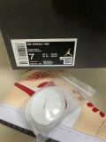 Air Jordan 1 Mid Light Pink & red laces 