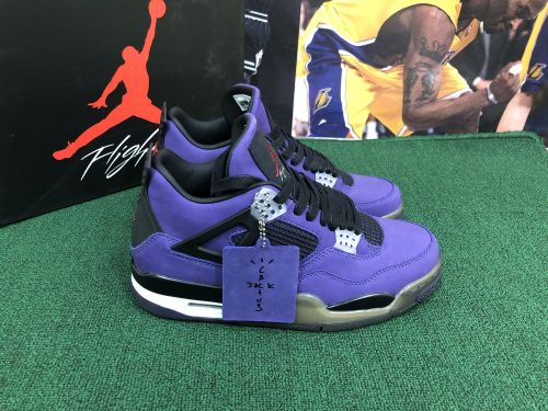 Air Jordan 4 Retro Travis Scott Union Purple 
