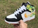 Nike Air Jordan MID GS black & green &Orange 