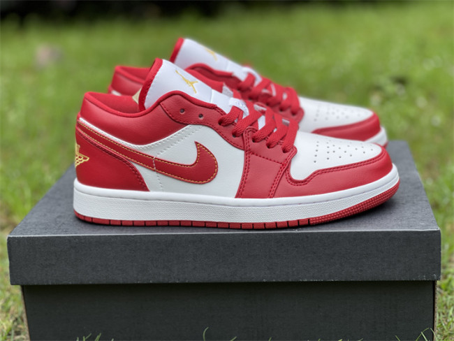Air Jordan 1 Low White & Red