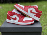 Air Jordan 1 Low White & Red