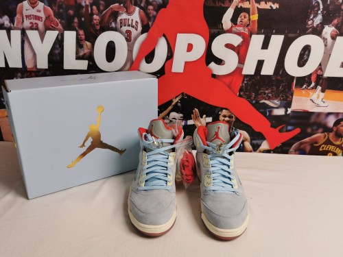 Trophy Room x Air Jordan 5 “Ice Blue”