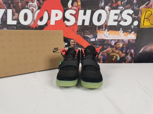 Authentic Air Yeezy II Solar Red