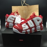 NIKE Big AIR SUP Union Uptempo white & red shoes