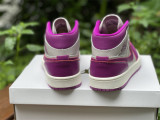 Air Jordan 1 Mid white & Pink shoes