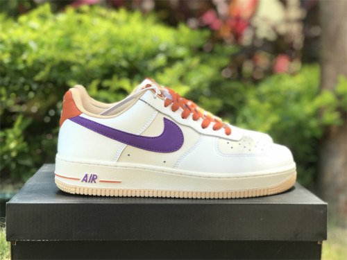  Nike Air Force 1 White & Purple & red 
