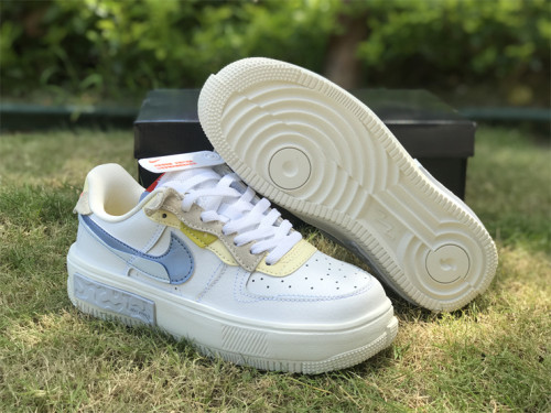 AF1 White & Light Blue 