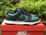  Nike Dunk Low black & green 