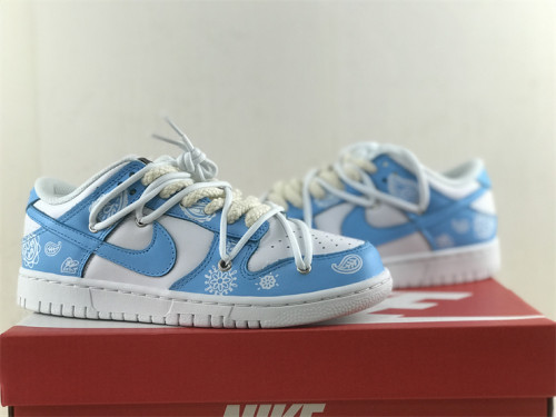 Nike Dunk Low union white & blue 