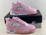 OFF-WHITE x AJ4 Pink