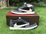 Travis Scott x Air Jordan 1 Low OG BLACK GRAY