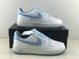 Nike Air Force 1 AF1 Low 07LV 82 WHITE BLUE