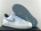 Nike Air Force 1 AF1 Low 07LV 82 WHITE BLUE