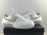 NIKE AIR FORCE 1 FONTANKA WHITE YELLOW