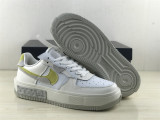 NIKE AIR FORCE 1 FONTANKA WHITE YELLOW
