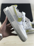 NIKE AIR FORCE 1 FONTANKA WHITE YELLOW