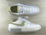 NIKE AIR FORCE 1 FONTANKA WHITE YELLOW