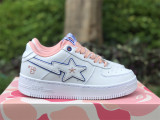 BAPE SHOES WHITE PINK 