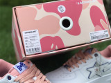 BAPE SHOES WHITE PINK 