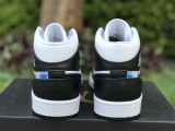 Air Jordan 1 Mid (GS）BLACK WHITE
