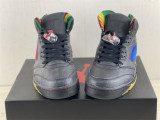 Air Jordan 5 black Rainbow 