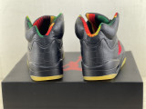 Air Jordan 5 black Rainbow 