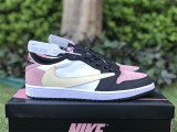 Travis Scott x Air Jordan 1 Low black & pink 