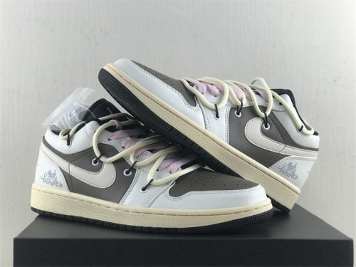 Air Jordan 1 Low union white & coffee 